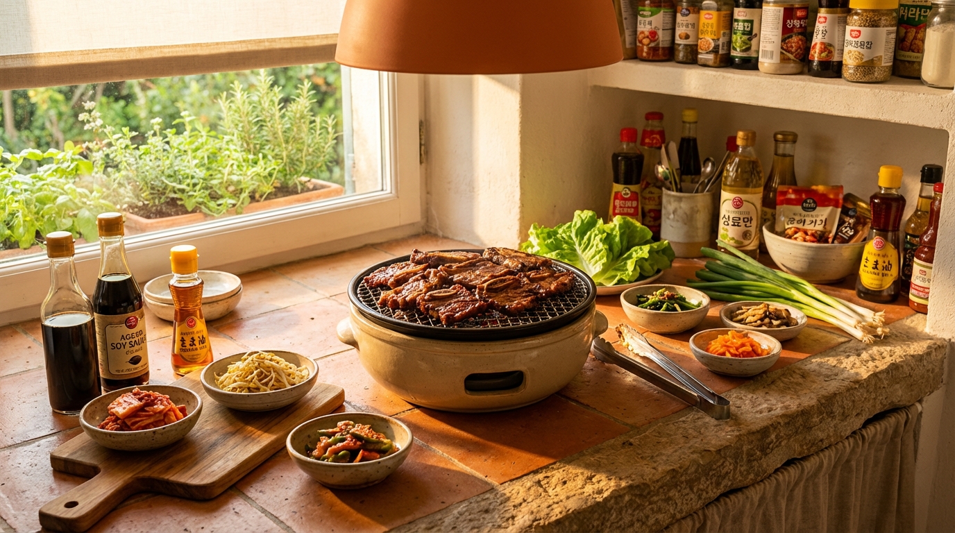 Galbi (Côtes Courtes Marinées) : Le Joyau du Barbecue Coréen