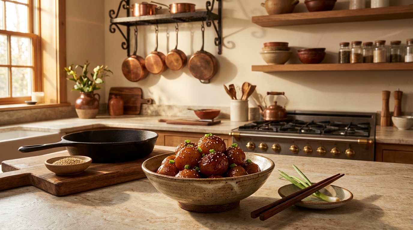 Gamja Jorim : Pommes de Terre Braisées à la Sauce Soja Coréenne