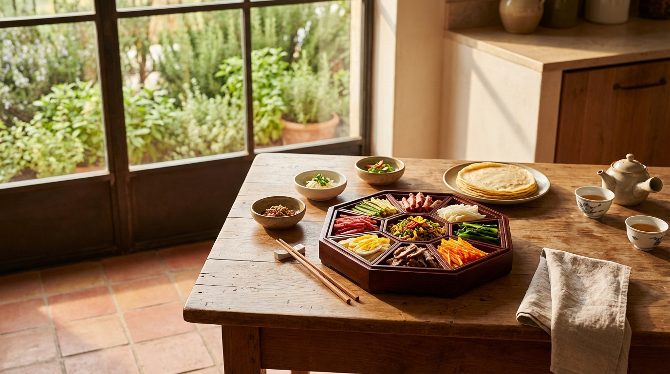 Gujeolpan : Plateau Royal Coréen aux Neuf Délices