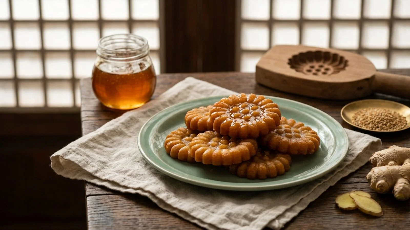 Yakgwa : Biscuits au Miel Frits, la Pâtisserie Royale Coréenne